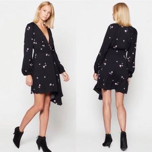 Equipment Alexandria Floral V-Neck Dress